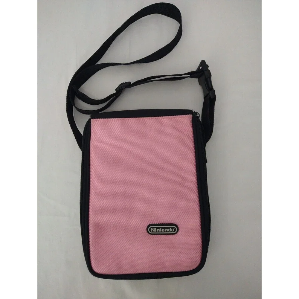 Nintendo Game System Pink Carrying Case DS Gameboy travel video games collector